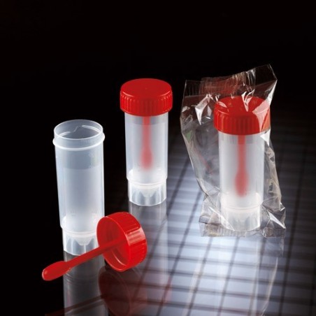 Контейнер 30мл для экскрементов РР/PE, стерильный