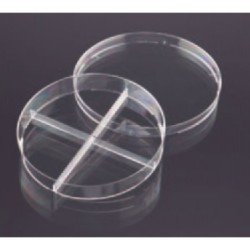 Чашка Петри 90мм, 4 секции, вентилируемая (асептически упакованы) (уп-20шт)