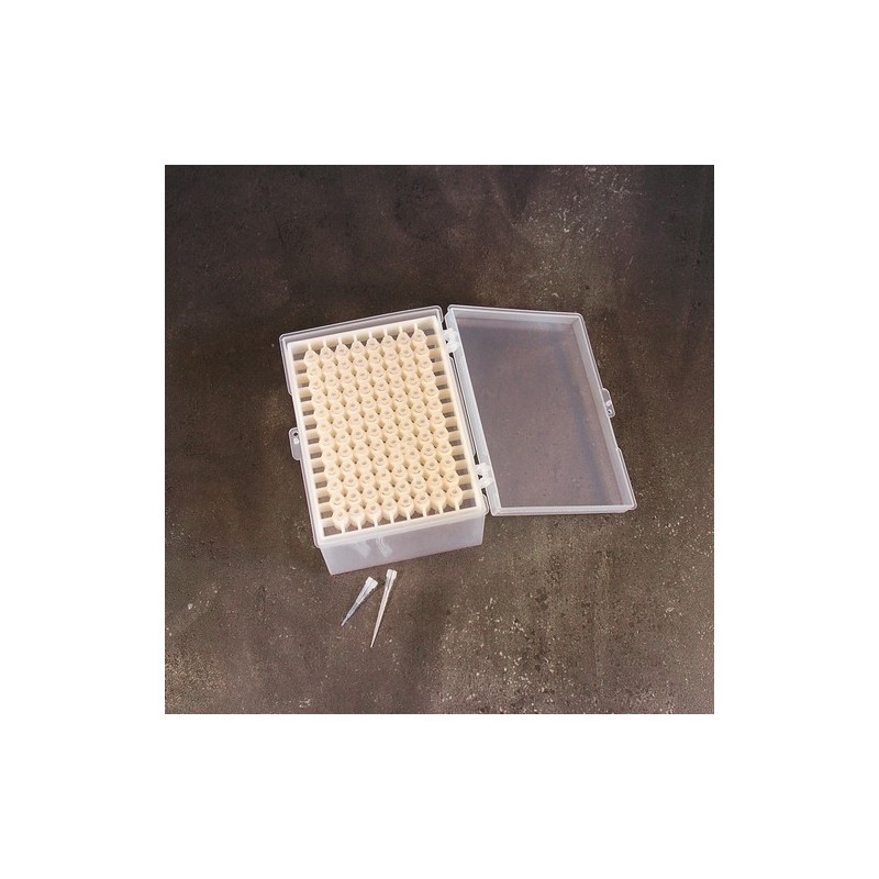 Наконечники 10мкл тип Gilson (стерильные) (уп-1штатив по 96шт)