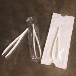 Пинцет длина 124мм ABC  стерильный в инд.уп.