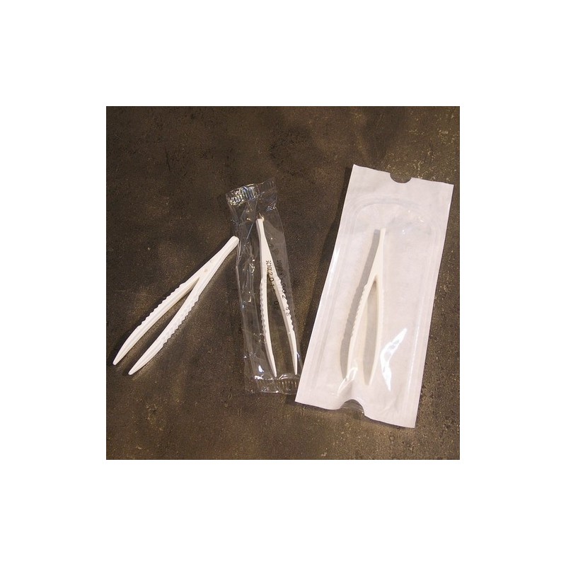 Пинцет длина 124мм ABC  стерильный в инд.уп.