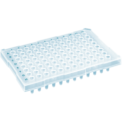 Планшет 96 лунок с полуокантовкой, объем лунки-0,3мл (уп-25шт)