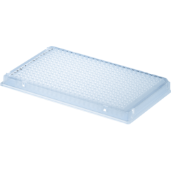 Планшет 384 лунки с окантовкой, объем лунки-40мкл (уп-50шт)