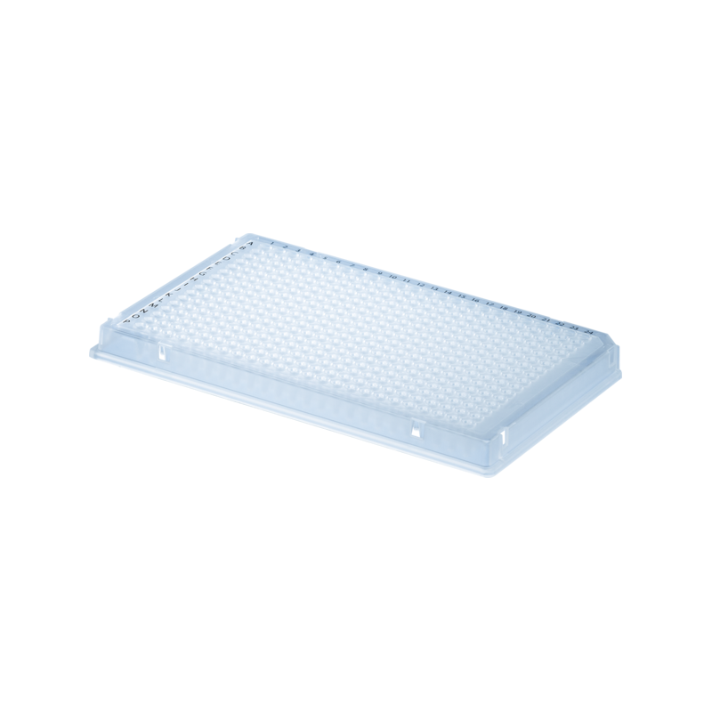 Планшет 384 лунки с окантовкой, объем лунки-40мкл (уп-50шт)