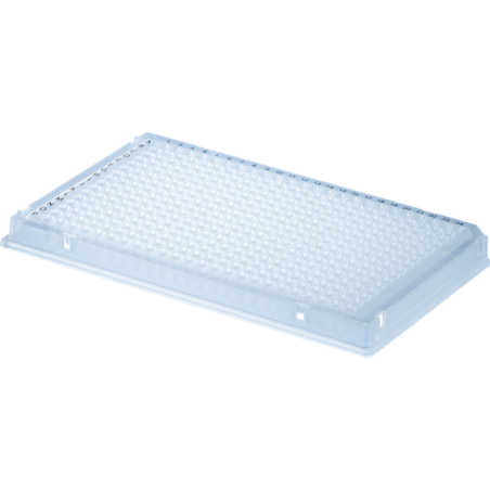 Планшет 384 лунки с окантовкой, объем лунки-40мкл (уп-50шт)