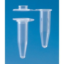 Микропробирка 0,5мл, ДНК/РНК свободная, с крышкой (уп-1000шт)