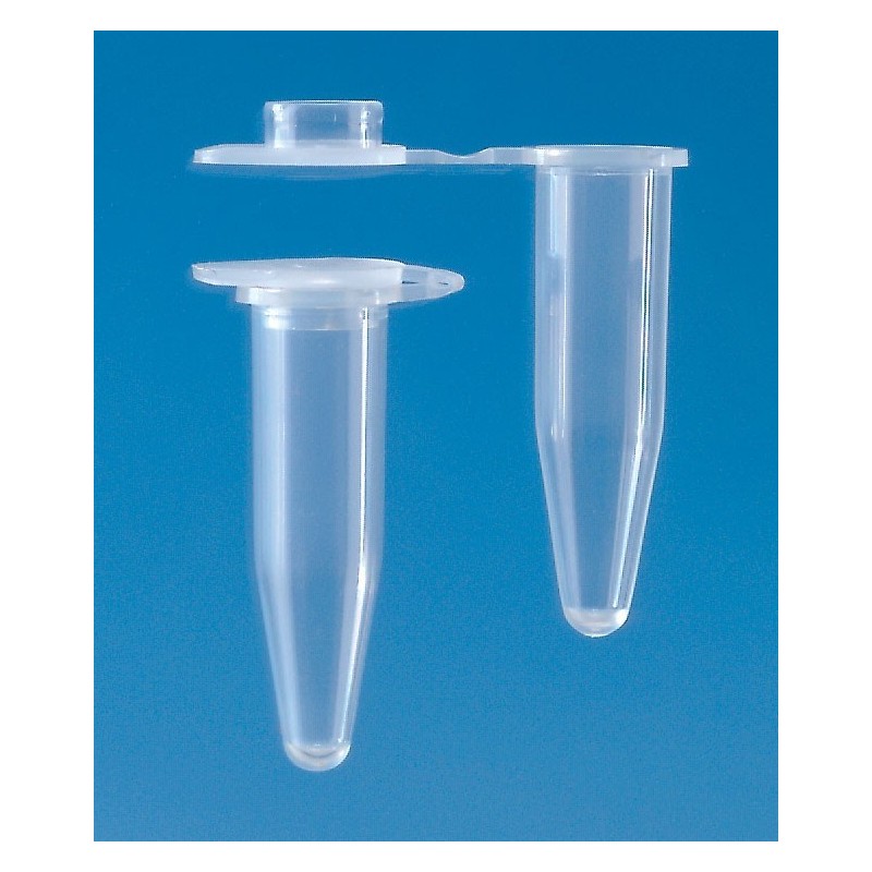 Микропробирка 0,5мл, ДНК/РНК свободная, с крышкой (уп-1000шт)