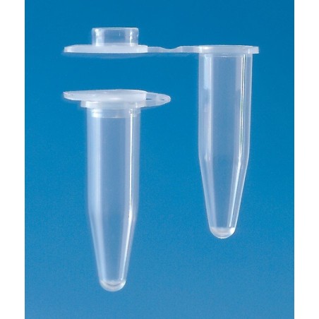 Микропробирка 0,5мл, ДНК/РНК свободная, с крышкой (уп-1000шт)