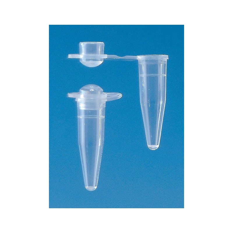 Микропробирка 0,2мл, ДНК/РНК свободная, с выпуклой крышкой (уп-1000шт)