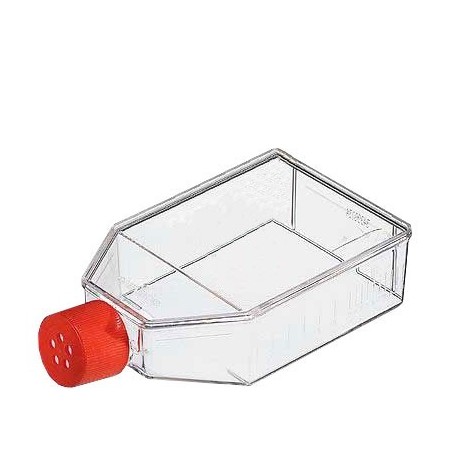 Матрацы 250мл, прямое горлышко, вентилируемая красная крышка (уп-5шт)