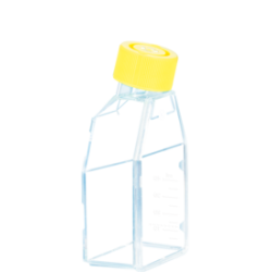 Матрацы 50мл, наклонное горлышко, вентилируемая желтая крышка, стерильные (уп-10шт)