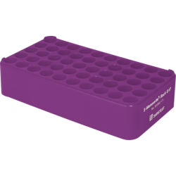 Штатив для пробирок d-17мм, 50 гнезд, фиолетовый