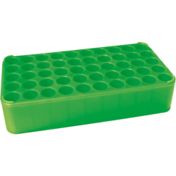 Штатив для пробирок d-17мм, 50 гнезд, зеленый