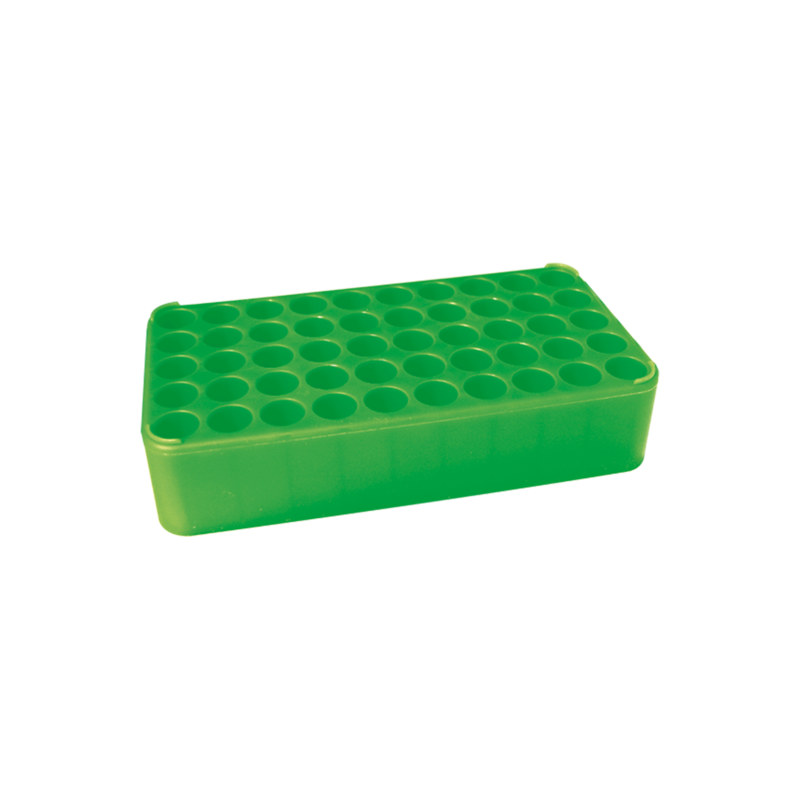 Штатив для пробирок d-17мм, 50 гнезд, зеленый