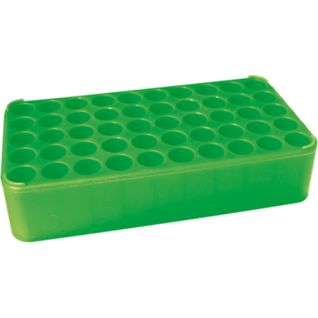 Штатив для пробирок d-17мм, 50 гнезд, зеленый