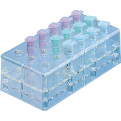 Штатив для микропробирок 2,0мл, 18 гнезд d-11,5мм