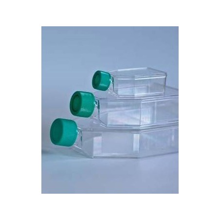 Матрацы 250мл, наклонное горлышко, невентилируемая зеленая крышка, стерильные (уп-5шт)