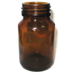 Банка БВ-100-40-ОС темное стекло, винтовое горло