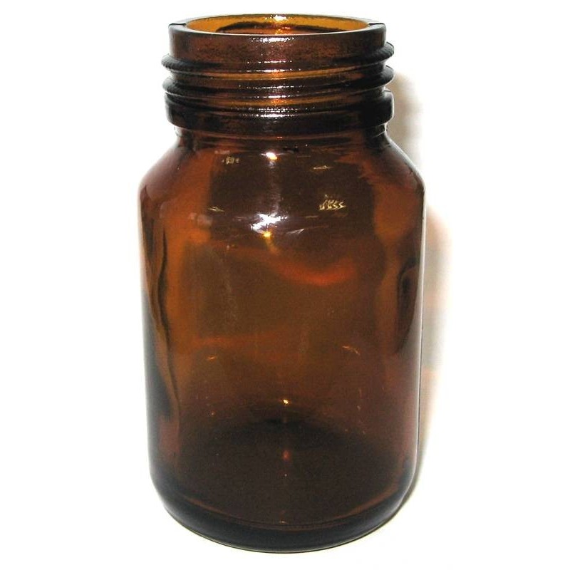 Банка БВ-100-40-ОС темное стекло, винтовое горло