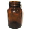 Банка БВ-100-40-ОС темное стекло, винтовое горло