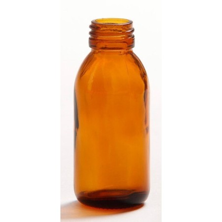 Флакон ФВЖ-100-28-ОС-1 оранжевое стекло, винтовая горловина