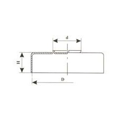 Колпачек алюминиевый К-3-34 (прошедший предстерилизационную очистку)