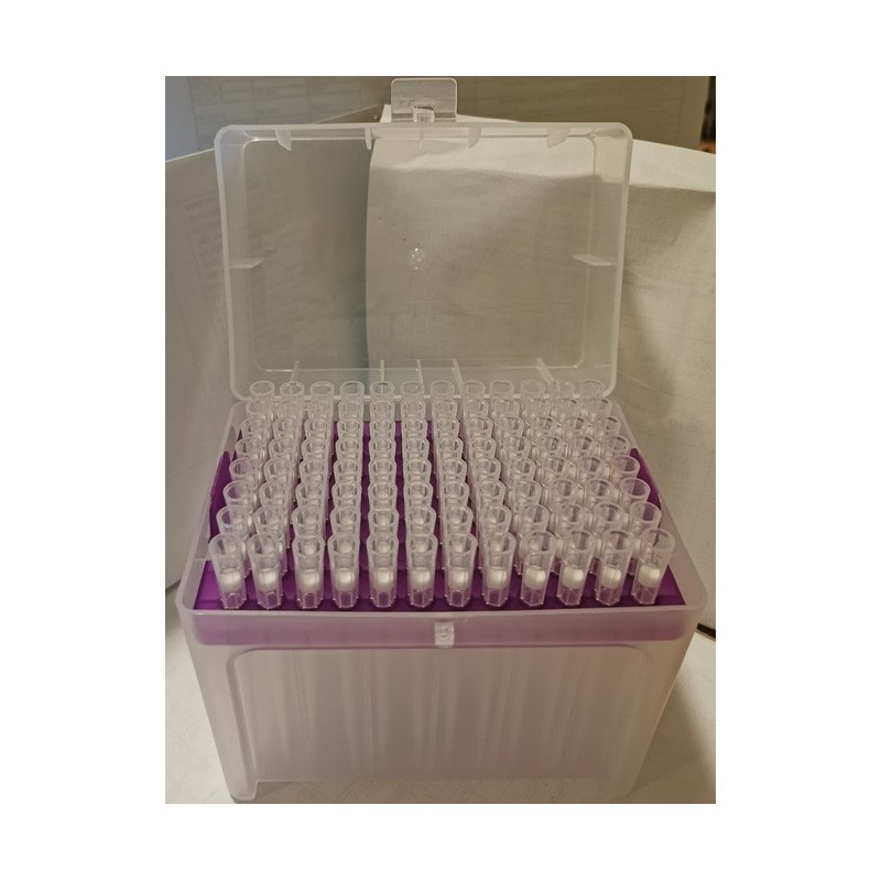 Наконечники с фильтром 300 мкл ДНК/РНК свободные (стерильные) (уп-1штатив по 96шт)