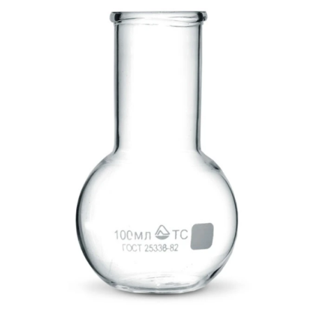 Колба П-2-500-34 круглая плоскодонная