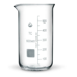 Стакан высокий СВ-250 со шкалой и носиком