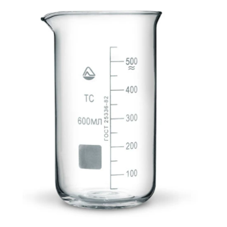 Стакан высокий СВ-250 со шкалой и носиком
