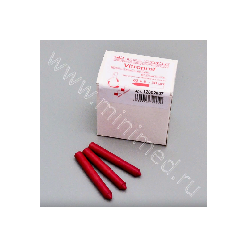 Карандаш по стеклу красный