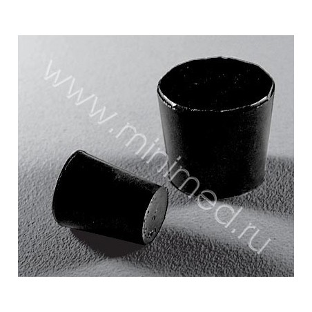 Пробка резиновая  №12,5 черная