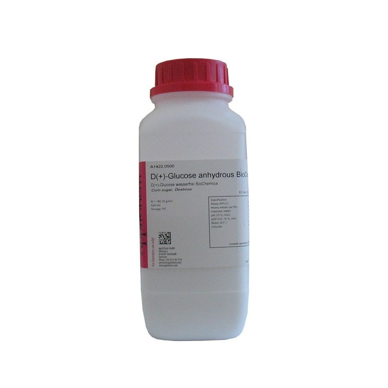 D-Глюкоза (Декстроза), безводная (BioChemica), 500гр