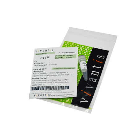 dTTP, 100mM раствор, 0.25 мл