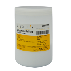 Натрия гидроксид, гранулы, 500 г