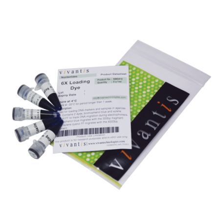 6x Раствор красителей (хсилен цианол)  (уп-5шт по 1мл)