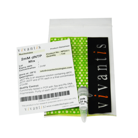 dNTP 2 mM смесь , 1 мл