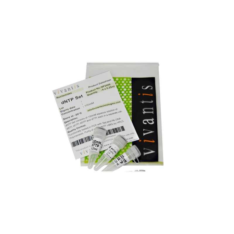 Набор dNTP 100 mM раствор, 4х0.25 мл