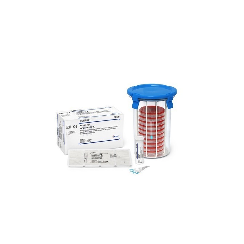 Anaerocult® А для микробиологии (Реагент для генерации анаэробной среды в Анаэростат)(упак-10шт)