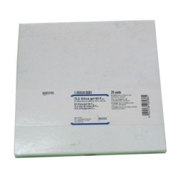 Пластины ТСХ алюминиевые , силиликагель 60 F254, размер-20х20см (уп-25пластин)