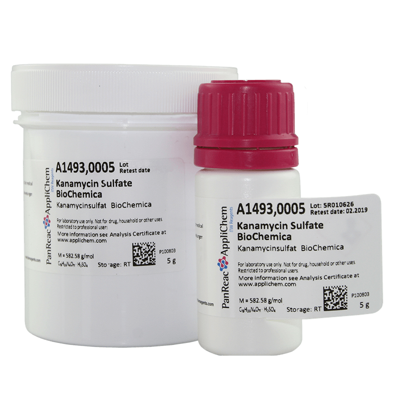 Канамицина сульфат (BioChemica), 25гр