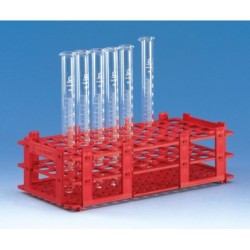 Штатив для пробирок d-16мм, 55 гнезд, белый