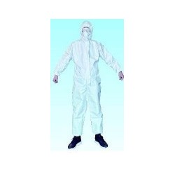 Костюм противочумный с капюшоном на молнии, белый, ламинированный размер XXL 180х74см