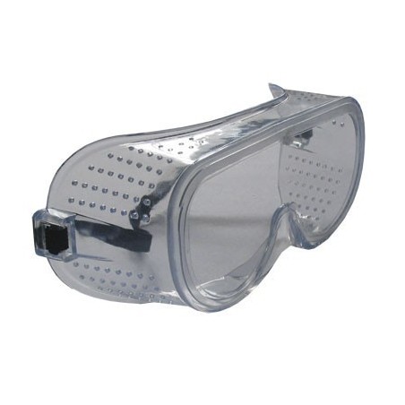 Очки защитные ширина 15,24см, глубина 7см с перфорированной рамкой