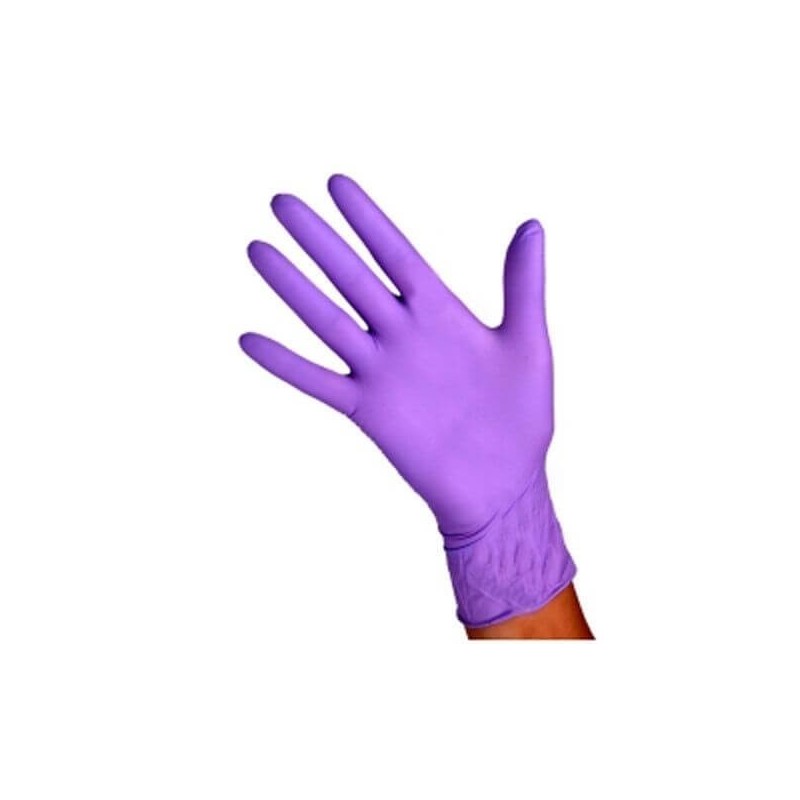 Перчатки нитриловые MPG Nitril -L (уп-50пар) (нестер. неопудрен.,фиолетовые)