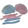 Шапка докторская одноразовая 21 розовая или синяя с одной резинкой (GT058-201) (Китай)