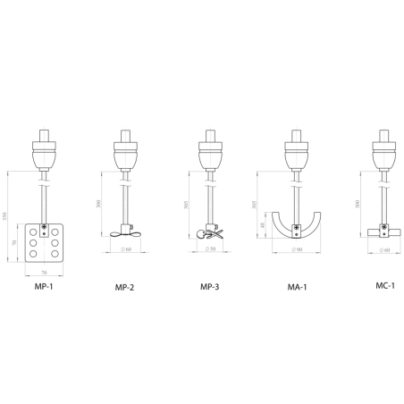 Мешалка приводная ММ-1000