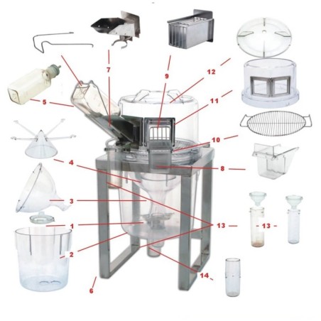 Клетка метаболическая для крыс DXL-XS