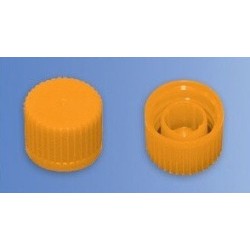 Крышка желтая с О-образным кольцом для криопробирок (уп-50шт)