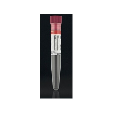 Пробирка 10мл 16х100мм PP коническая с этикеткой с пробкой стерильная